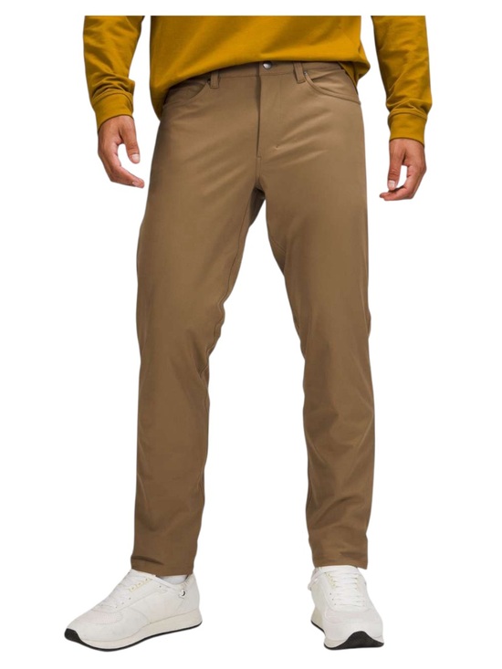 lululemon athletica Other - Lululemon Men's ABC Slim-Fit 5-Pocket
Warpstreme Pants Artifact Brown Size 28